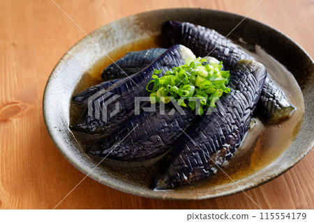 Boiled eggplant 115554179