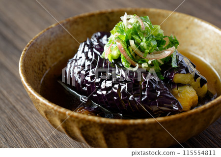 Deep fried eggplant Deep fried eggplant 115554811