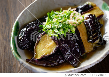 Deep fried eggplant 115554816