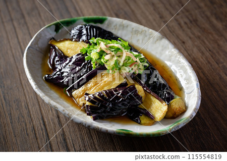 Deep fried eggplant 115554819