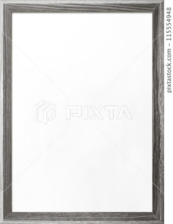 Vertical background image of a whiteboard with a light gray wooden frame 115554948