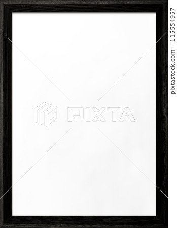 A vertical background image of a whiteboard with a black wooden frame 115554957