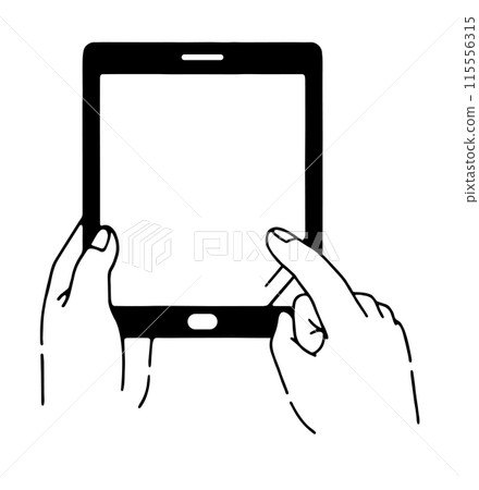 Operating a tablet Operating a tablet 115556315