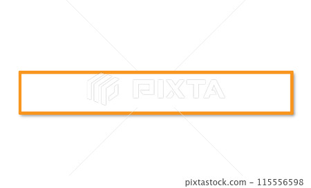 簡單的字幕底座(橙色) 簡單的字幕底座(橙色) 115556598