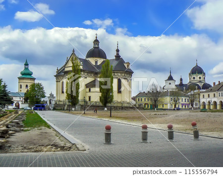 Vicheva square in Zhovkva, Ukraine Vicheva square in Zhovkva, Ukraine 115556794