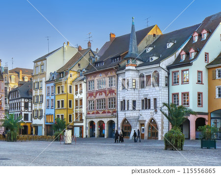 Mulhouse main square, France 115556865