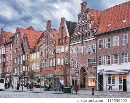 Street in Luneburg, Germany 115556903