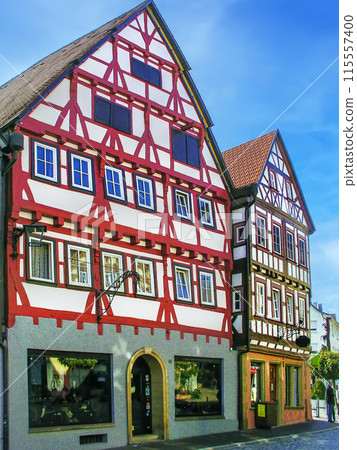Street in Bad Wimpfen, Germany Street in Bad Wimpfen, Germany 115557400