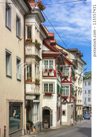 Street in St. Gallen, Switzerland 115557431