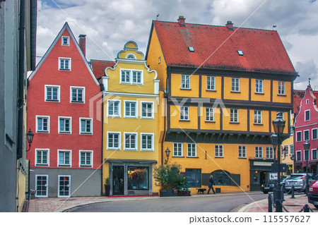 Street in Donauworth, Germany 115557627