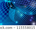 abstract ball with energetic vortices background vector 115558015
