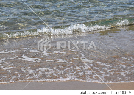 清澈的溪流美麗的水面 115558369