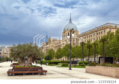 Fizuli park, Baku, Azerbaijan Fizuli park, Baku, Azerbaijan 115559224