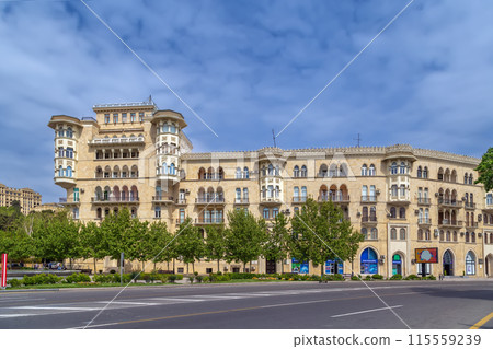 Street in Baku, Azerbaijan 115559239