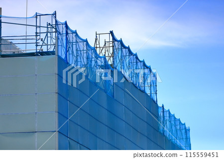 Image of soundproof panel of demolished building Image of soundproof panel of demolished building 115559451