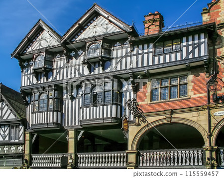 Street in Chester, England 115559457