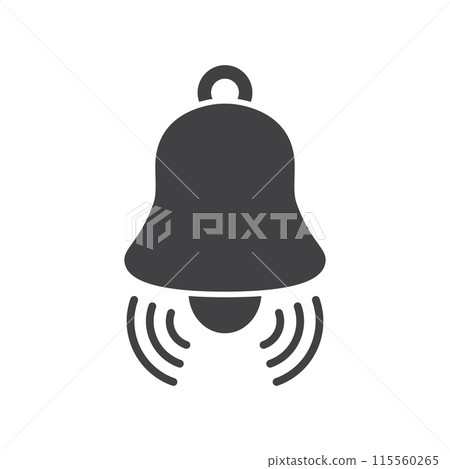 Notification bell icon in flat style. Incoming inbox message vector illustration on isolated background. Ringing bell sign business concept. Notification bell icon in flat style. Incoming inbox message vector illustration on isolated background. Ringing bell sign business concept. 115560265
