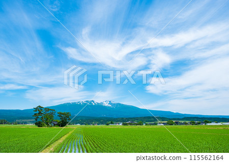 從遊座町眺望鳥海山 115562164