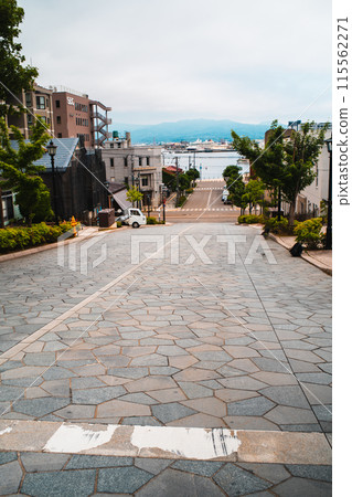 The view from the stone-paved slope 115562271