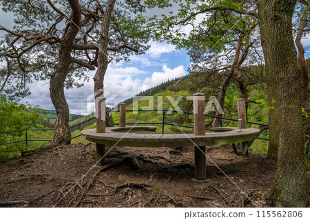 Landscape close to Monschau, Eifel, Germany 115562806
