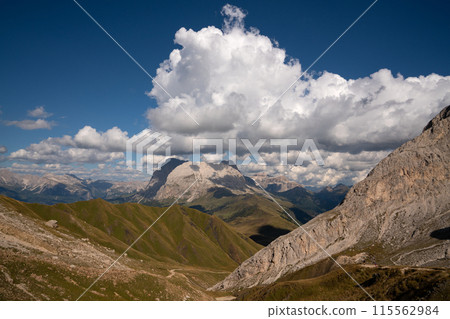 South Tirol with famous Schlern mountain, Italy, Europe South Tirol with famous Schlern mountain, Italy, Europe 115562984