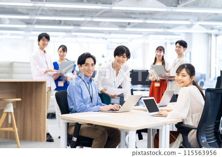 Engineer working in the office Engineer working in the office 115563956