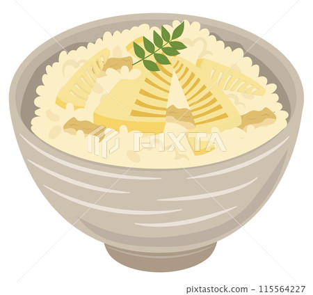 餐點_榻榻米飯_竹筍飯 餐點_榻榻米飯_竹筍飯 115564227