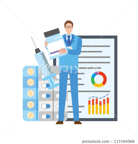 Male medical representative Male medical representative 115564966