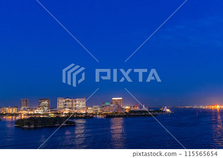 （東京）從彩虹橋南側長廊眺望台場 115565654