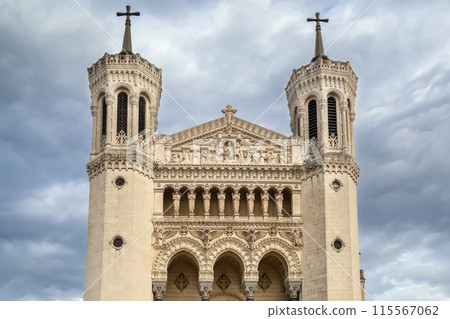 Basilica of Notre-Dame de Fourviere, Lyon, France 115567062