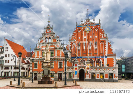 Building of the Brotherhood of Blackheads, Riga, Latvia 115567373