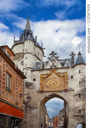 Clock tower, Auxerre, France Clock tower, Auxerre, France 115567424