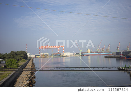 Marugame Station, Port, and surrounding scenery Marugame Station, Port, and surrounding scenery 115567824