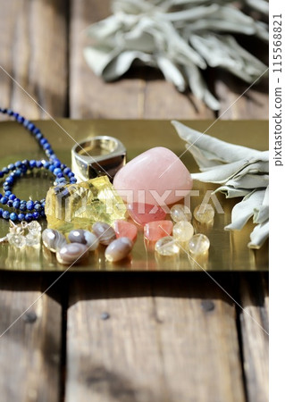 Power stones and white sage - Good luck items 115568821