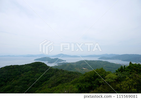 Imabari City, Ehime Prefecture_Northwest view from Kirosan Observation Park 4_May 2024 Imabari City, Ehime Prefecture_Northwest view from Kirosan Observation Park 4_May 2024 115569081