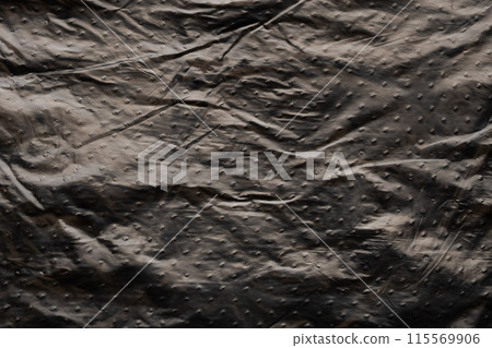 Black plastic bag texture background Black plastic bag texture background 115569906