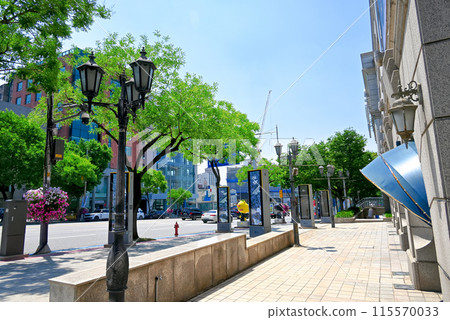 Apgujeong-ro, a street with luxury department stores [Seoul/Gangnam-gu] 115570033