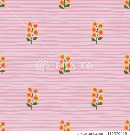Chic and simple floral pattern. Chic and simple floral pattern. 115570439
