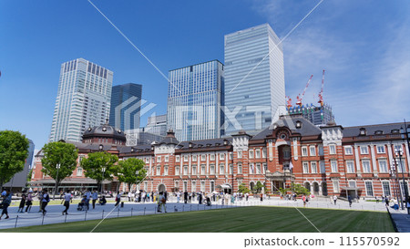 Tokyo Station Marunouchi exit of Tokyo Station Tokyo Station Marunouchi exit of Tokyo Station 115570592
