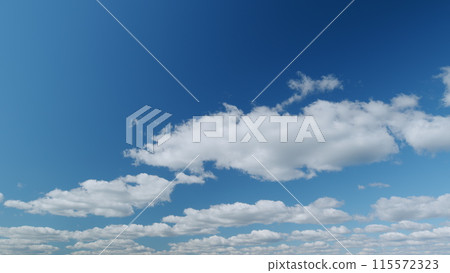 Summer fluffy rolling clouds, windy weather in daytime. Timelapse. Summer fluffy rolling clouds, windy weather in daytime. Timelapse. 115572323