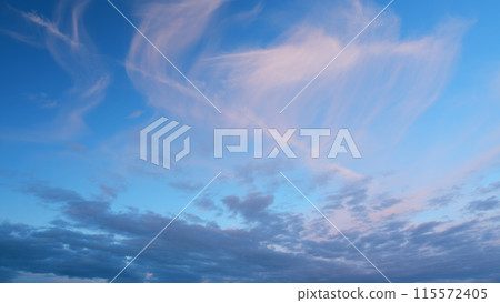 Different shades and light tones. Bright multicolored sky-cloud background. Nature background. Timelapse. Different shades and light tones. Bright multicolored sky-cloud background. Nature background. Timelapse. 115572405