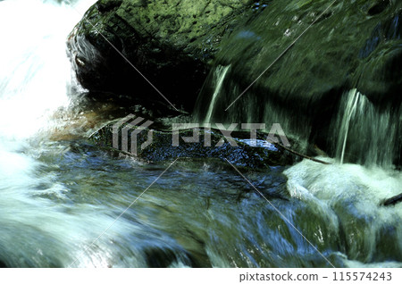 Stream water flow Stream water flow 115574243