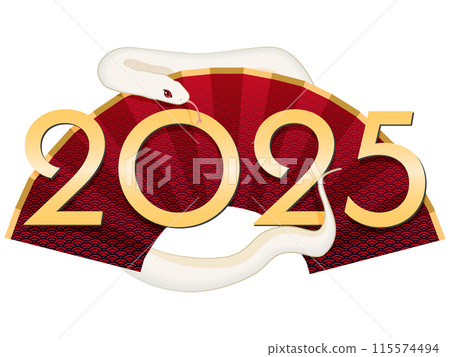 2025蛇年（賀年片材料） 115574494