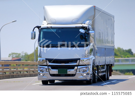 Logistics truck image Logistics truck image 115575085