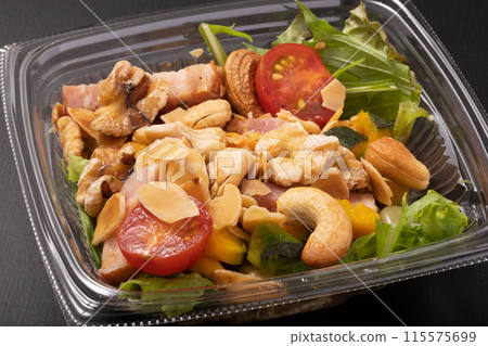 Bean and pumpkin nut salad Bean and pumpkin nut salad 115575699
