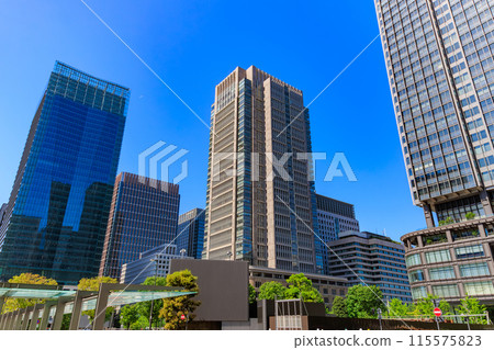 Tokyo, Chiyoda Ward, Marunouchi cityscape Tokyo, Chiyoda Ward, Marunouchi cityscape 115575823