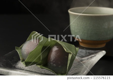Mizumanju, Sasamanju, Kudzu manju, Tea Mizumanju, Sasamanju, Kudzu manju, Tea 115576115