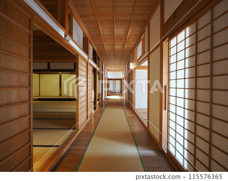 佐渡島國家歷史遺址佐渡裁判所（大廳旁的走廊） 115576365