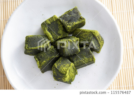 Matcha Warabi Mochi Matcha Warabi Mochi 115576487