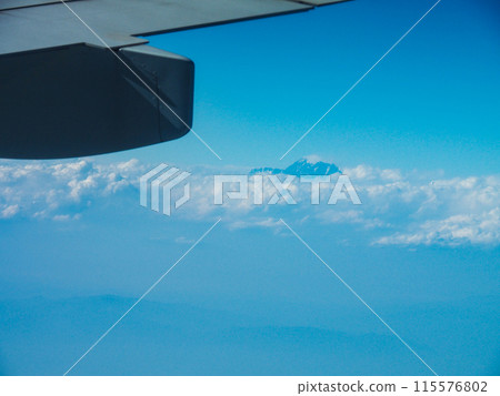 Everest as seen from the plane on the way to Kathmandu 115576802
